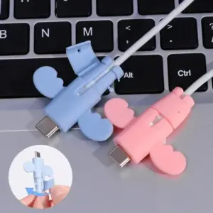 Cute Wing-Shaped Silicone Cable Protective Covers 12 S37125db94e4449bc852ebe4f62a54792T