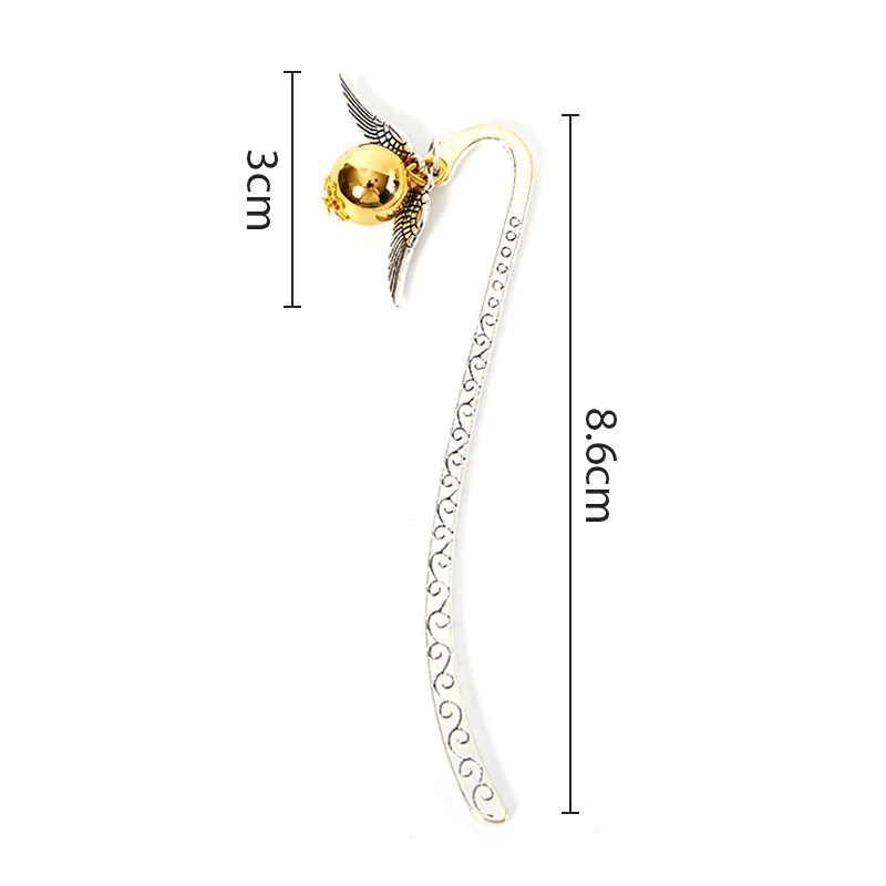 Winged Snitch Metal Bookmark 8.6cm 6 Winged Snitch Metal Bookmark 8.6cm - Image 6