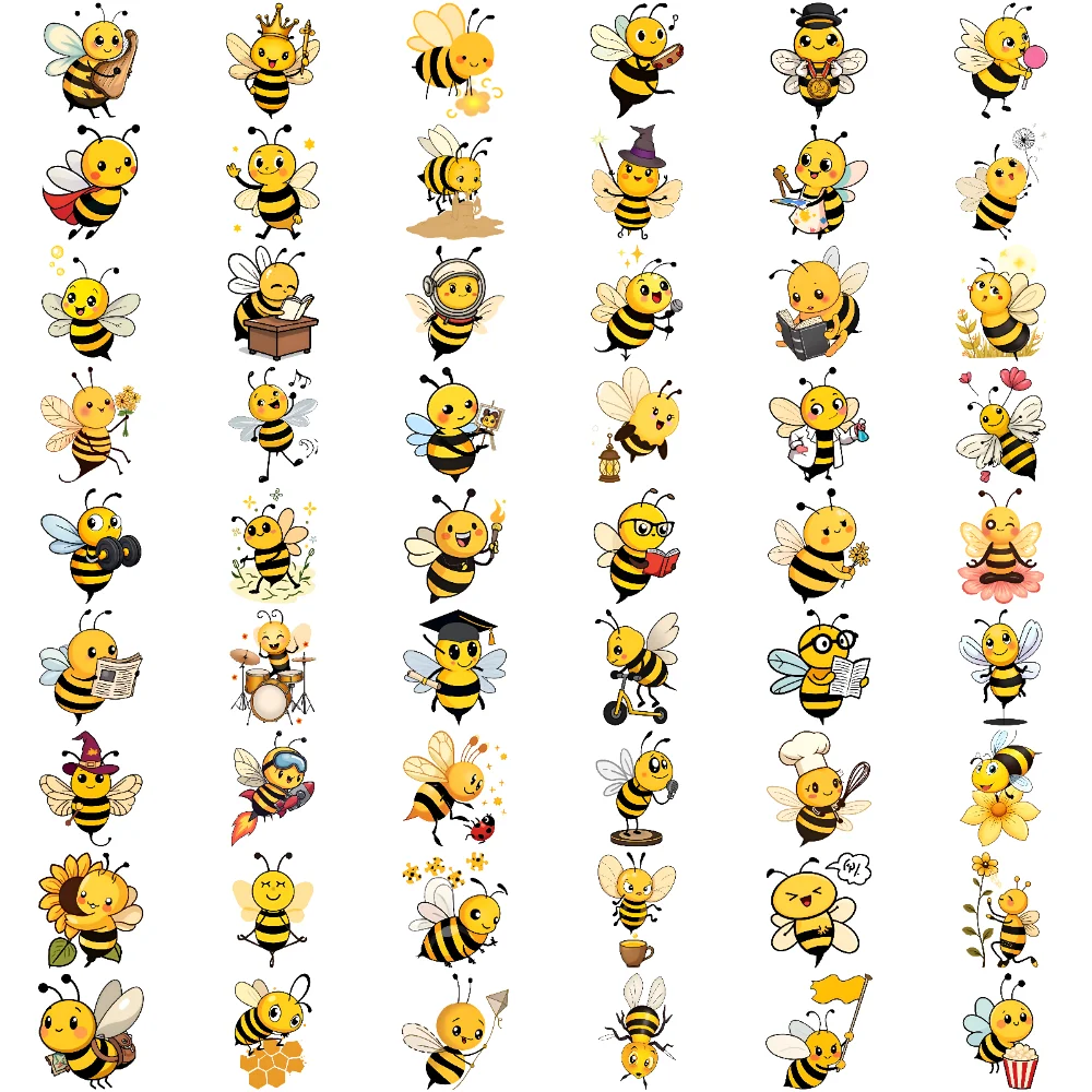 Vibrant Cartoon Bee Waterproof Temporary Tattoos 7 Vibrant Cartoon Bee Waterproof Temporary Tattoos - Image 7