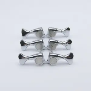 Chrome Guitar Tuners 3R-3L, 1:21 Gear Ratio
