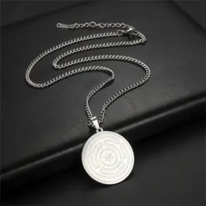 Hecate Wheel Strophalos Stainless Steel Necklace 11 S3764247484b84c93ba17fa74137f7ff4c