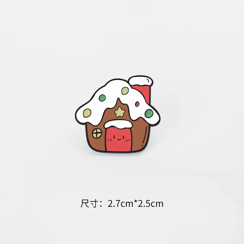 Festive Cartoon Holiday Brooch in Multiple Colors 4 Festive Cartoon Holiday Brooch in Multiple Colors - Image 4