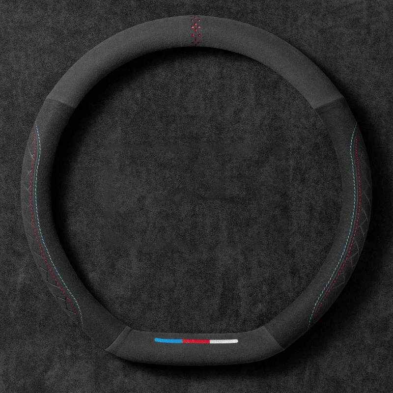 Suede Steering Wheel Cover for 38cm Wheels 5 Suede Steering Wheel Cover for 38cm Wheels - Image 5
