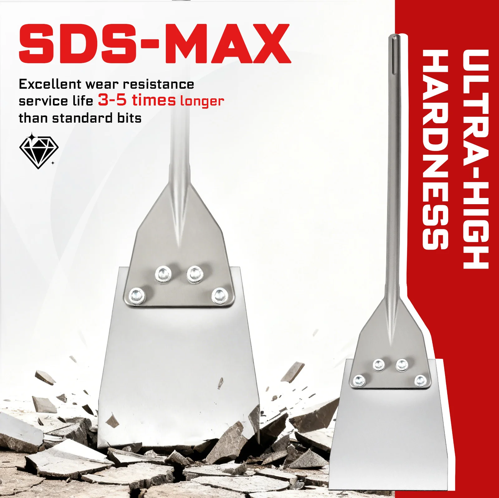 7.9-Inch SDS-Max Floor Scraper Chisel 3 7.9-Inch SDS-Max Floor Scraper Chisel - Image 3