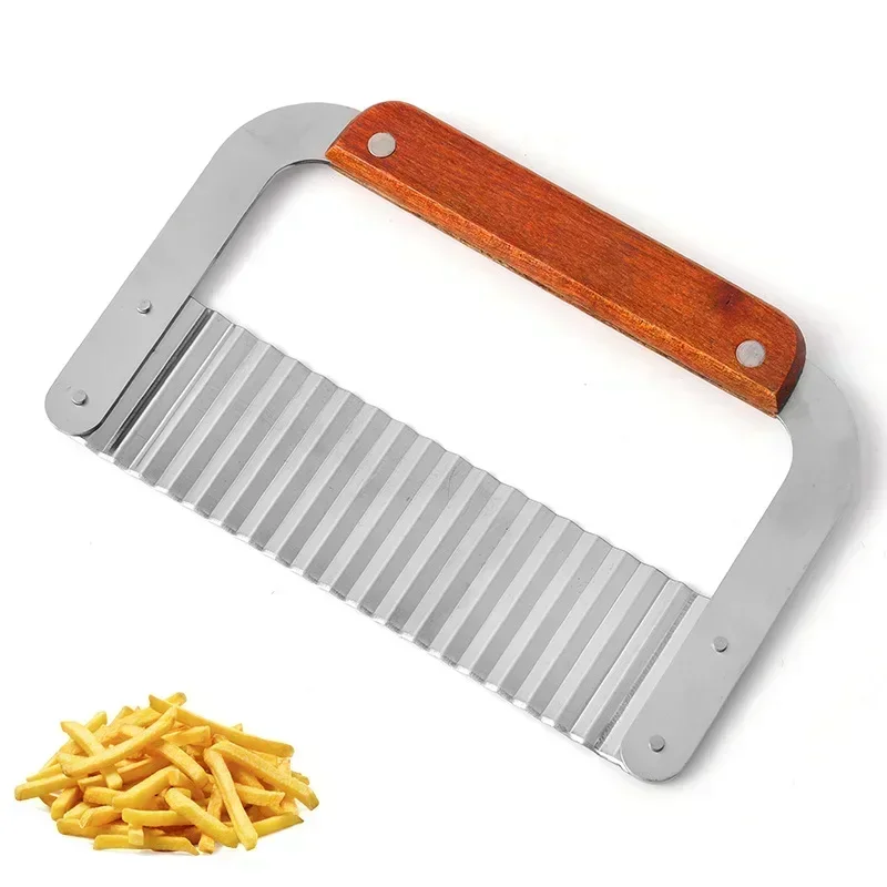 Stainless Steel Wavy Potato Cutter 3 Stainless Steel Wavy Potato Cutter - Image 3
