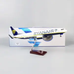 Ryanair B737 47cm Model with LED Lights 9 S3789bb4c08844d9897931a49e40d45b3s 3