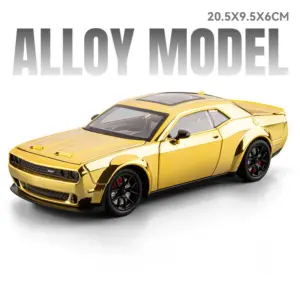 Rainbow Finish Diecast Dodge Challenger SRT Hellcat Model 17 S37a44117c84143ec835bdd9996b6e6daN