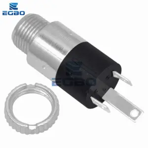 Gold-Plated 3.5mm Female Audio Jack Connector 10 S37a95160cb8c45be97bf9ca69d7ea0b34