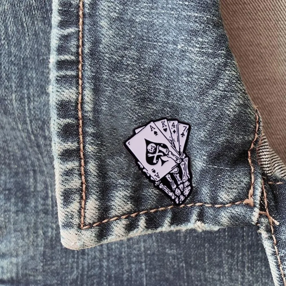 Skull Hand Brooch for Gothic Fashion 4 Skull Hand Brooch for Gothic Fashion - Image 4