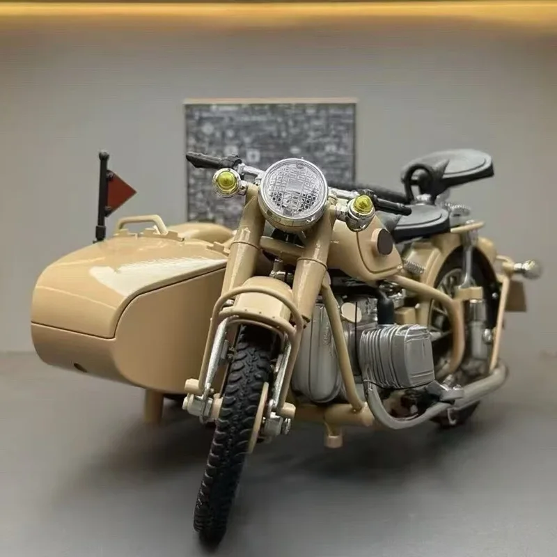 Vintage Military Motorcycle with Sidecar Model 7 Vintage Military Motorcycle with Sidecar Model - Image 7