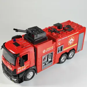 1:18 Scale Fire Truck Model with Extended Ladder 13 S3801d57d292941c1ba2bdd62cbfd30c5Z