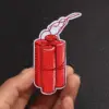 Cartoon Firecracker Patch Set of 5