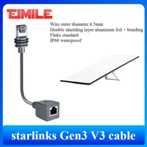 Waterproof CAT7 Extension Cable for Starlink 14 S380dcae9e2b646dda386c5d9129ad794d