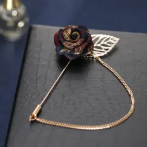 Vintage Fabric Rose Brooch for Elegant Style 14 S380ddfb605434dd6a4b8800722076ac4r