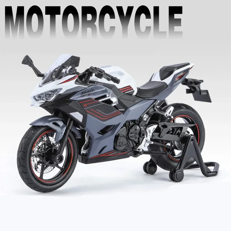 Kawasaki Ninja 400 ZX-6R 1:12 Scale Diecast Model 8 Kawasaki Ninja 400 ZX-6R 1:12 Scale Diecast Model - Image 8