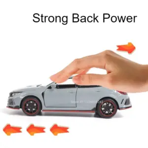 White 1:32 Honda Civic Type-R Diecast Model 13 S382c9a79a89a438b88ea7dd821e442ddC