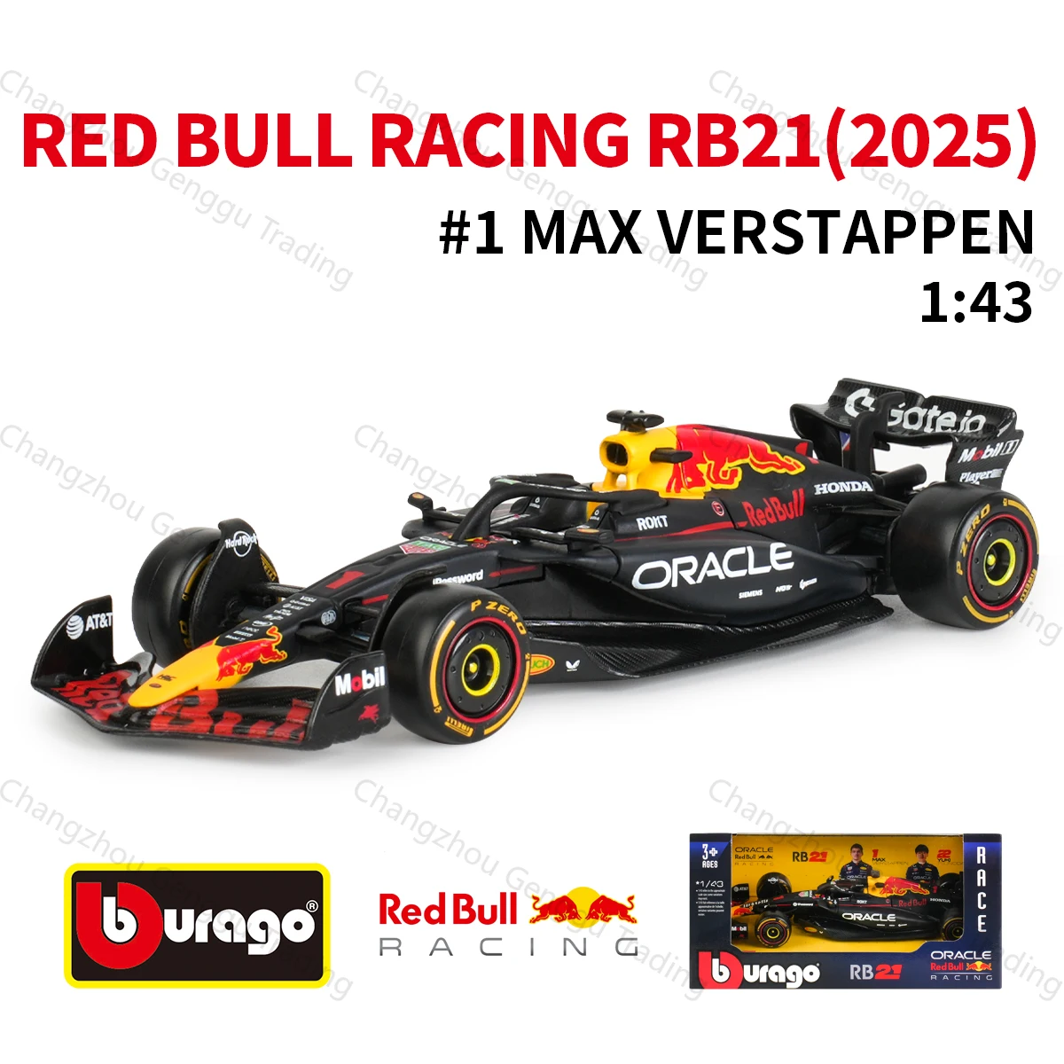 Red Bull RB21 F1 Die-Cast Model 2025 1:43 Scale 9 Red Bull RB21 F1 Die-Cast Model 2025 1:43 Scale - Image 9