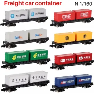 N-Scale 1/160 Model Train Car Collection 12 S382fd384cb3847c391a5b2d62dc38f86M