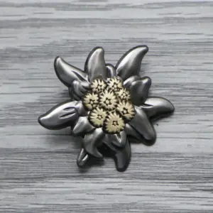 Retro Elegant Edelweiss Badge Pin 19 S3856109b1559443da8968283777012c4u