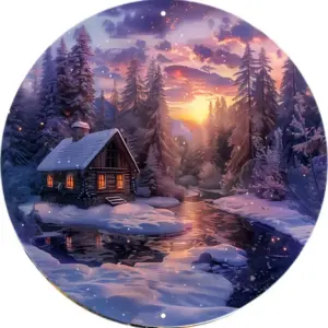 Vintage Autumn Scene Metal Sign for Cozy Decor 12 S386d5e83ef5c4e1f8669bd670d9d4d19Z