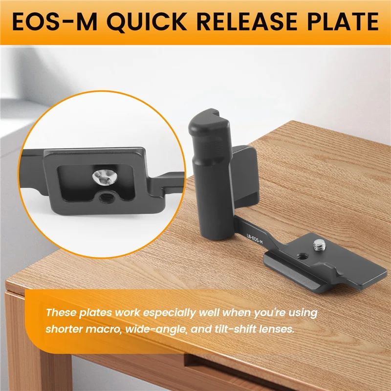 L-Shaped Quick Release Plate for Canon EOS-M 2 L-Shaped Quick Release Plate for Canon EOS-M - Image 2