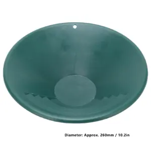 Bright Green 260mm Gold Panning Pan for Beginners 10 S388e27c5db52404ba76ad8e05119967fS