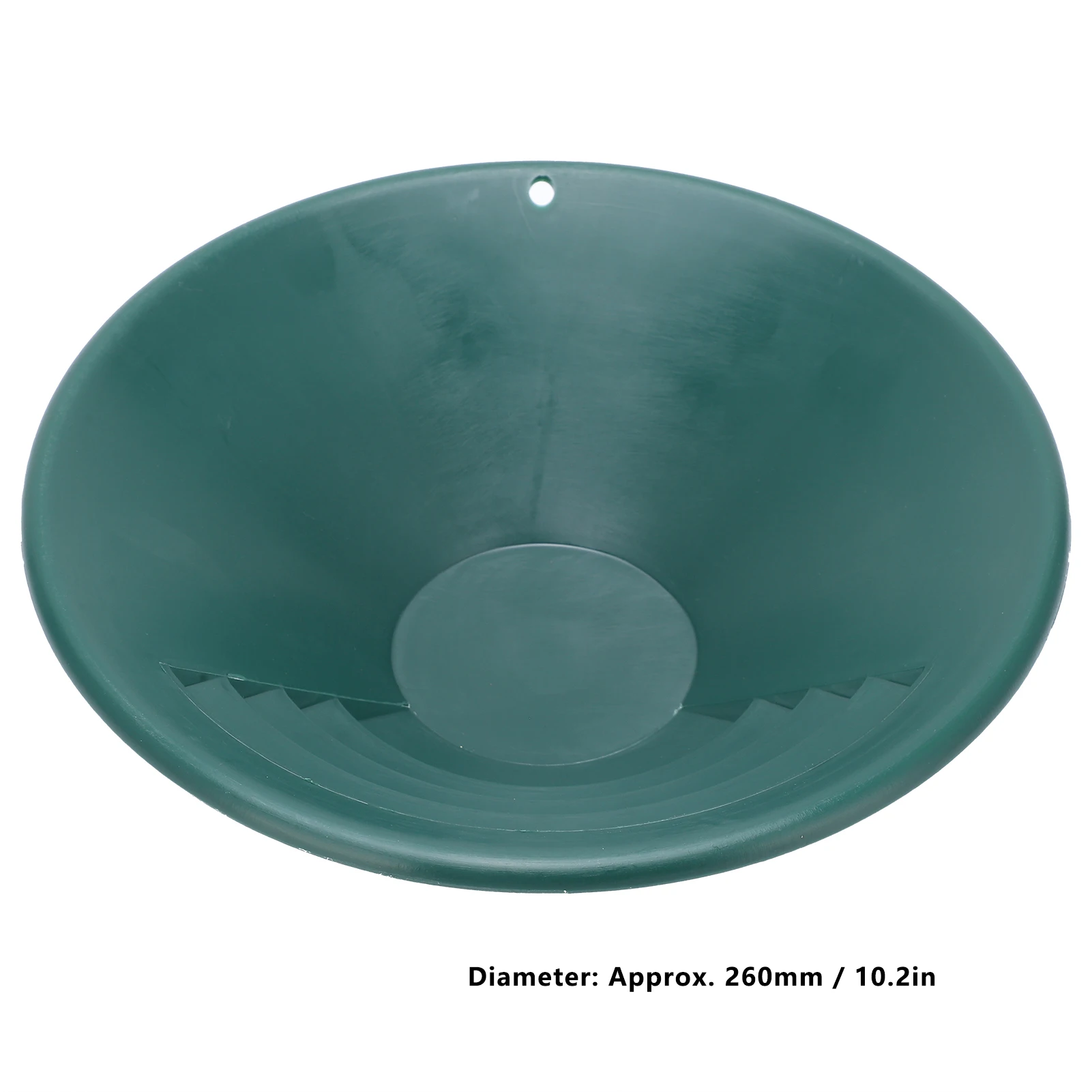 Bright Green 260mm Gold Panning Pan for Beginners 4 Bright Green 260mm Gold Panning Pan for Beginners - Image 4