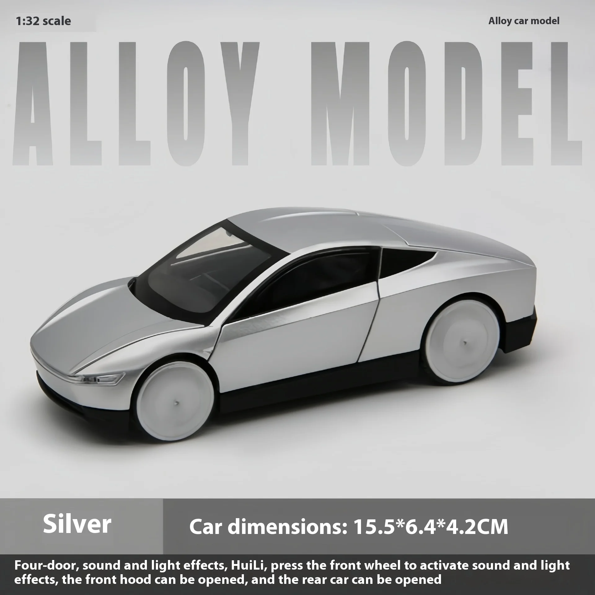 Futuristic Alloy Model Car 1:32 Scale 8 Futuristic Alloy Model Car 1:32 Scale - Image 8