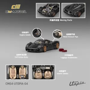Pagani Utopia 1:64 Die-Cast Model in Metallic Green 15 S38c1c17eab2f44d3bbfcf72174b254c3V