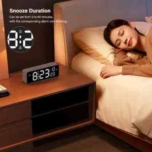 Modern LED Digital Alarm Clock with Mood Light 11 S38d5ede6e69c40efa4b20a40b77ea0d6p