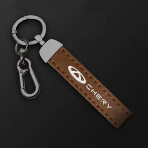 Leather Car Logo Keychain with Zinc Alloy Ring 7 S38da640269e343bc9fde17cf2e94d30fH