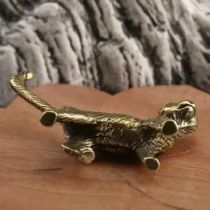 Bronze Chinese Cat Tea Pet Collectible 10 S38daffd24af74ccba1ad2f32a7f60da97