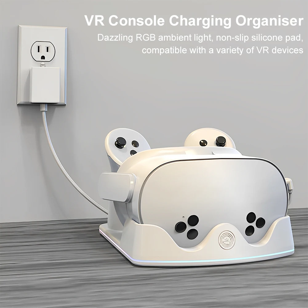 Quest 3S VR Charging Dock with RGB Lighting 4 Quest 3S VR Charging Dock with RGB Lighting - Image 4