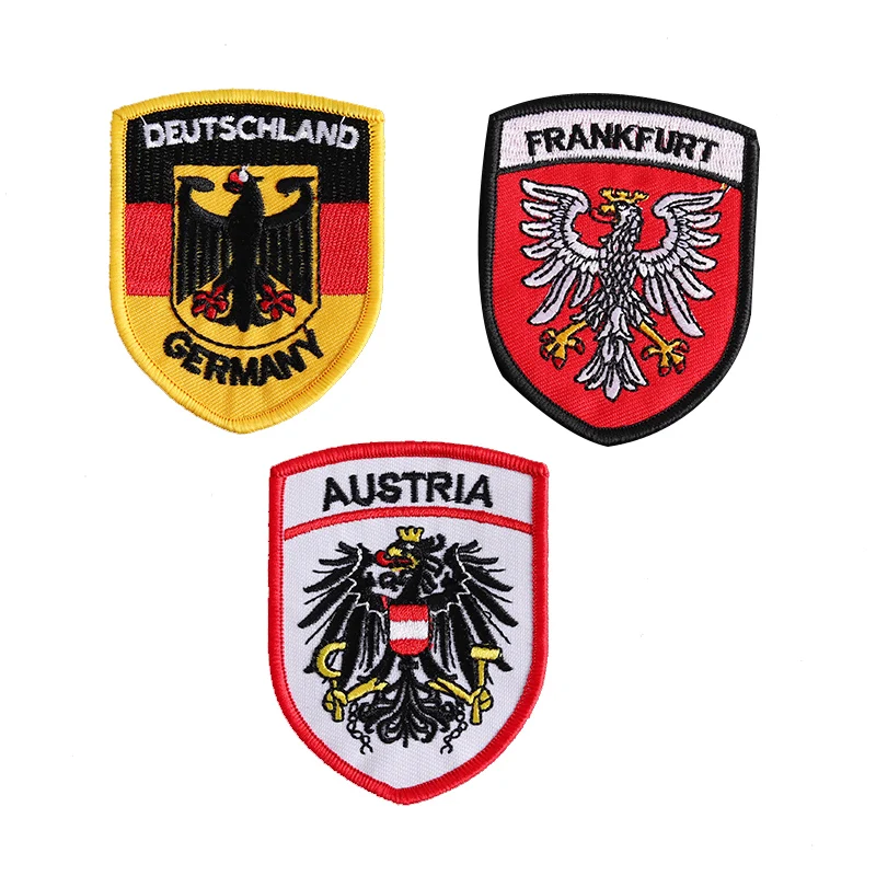 Punk Eagle Iron-On Patch Eco-Friendly 3D Design 5 Punk Eagle Iron-On Patch Eco-Friendly 3D Design - Image 5