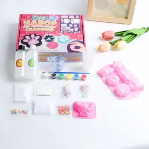 Kawaii DIY Squishy Craft Kit Set with 66 Pieces