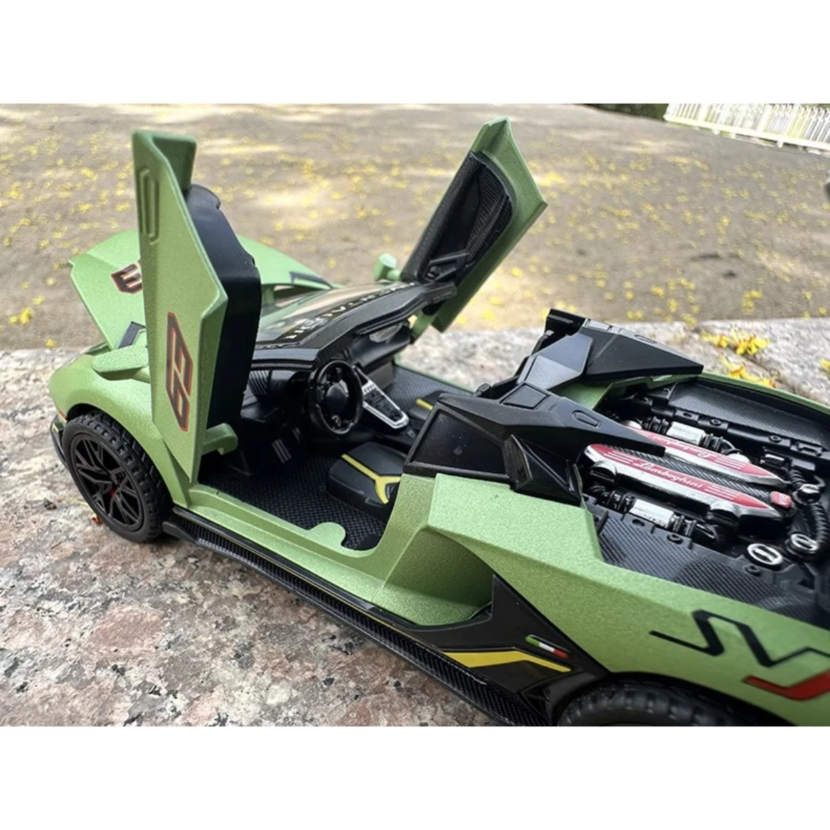 Vivid Yellow 1:32 Diecast SVJ 63 Model 6 Vivid Yellow 1:32 Diecast SVJ 63 Model - Image 6