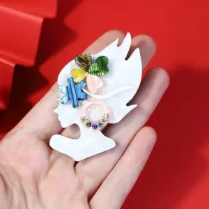 Colorful Whimsical Angel Brooch 4.5cm x 6.5cm 8 S3941575a43074355b36c422aa300608b9