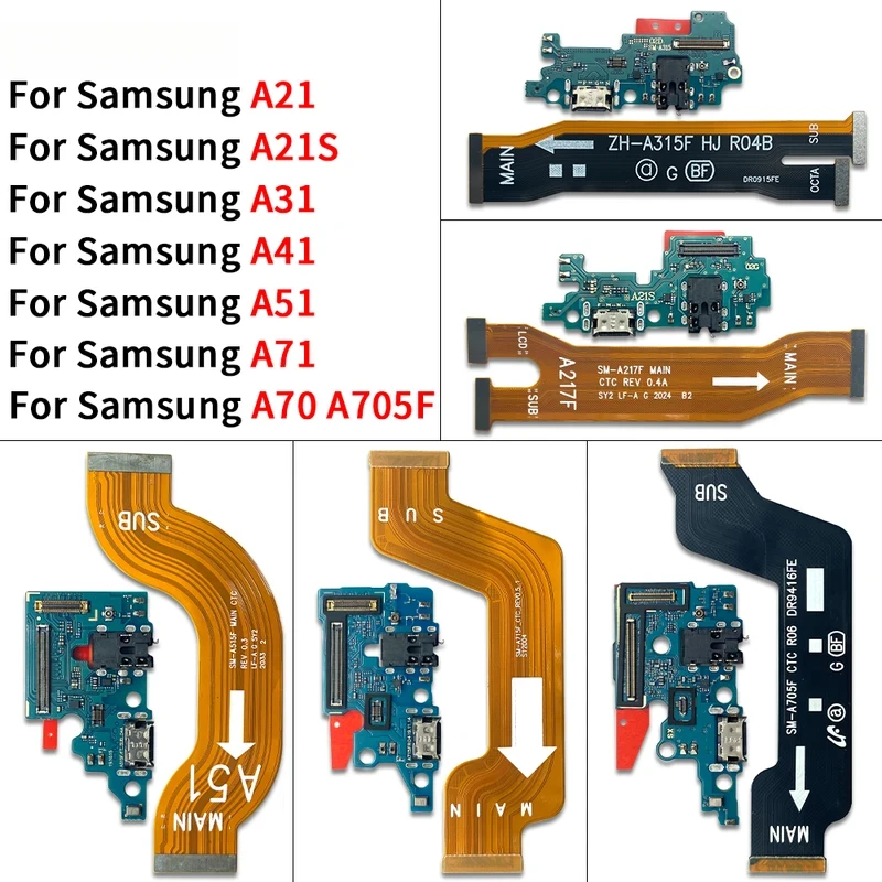 Samsung Galaxy Flex Cables Set for A21, A51, A71 1 Samsung Galaxy Flex Cables Set for A21, A51, A71