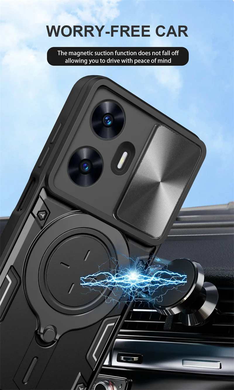 Rugged Dual-Layer Case for Realme C55 4G 2 Rugged Dual-Layer Case for Realme C55 4G - Image 2