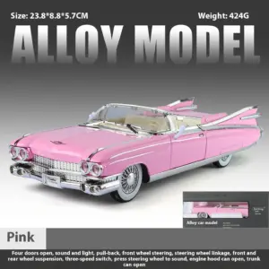 1959 Cadillac Eldorado Diecast Model in Pink 17 S39f58bfc437e431791f9c5bab92d15f6s 2