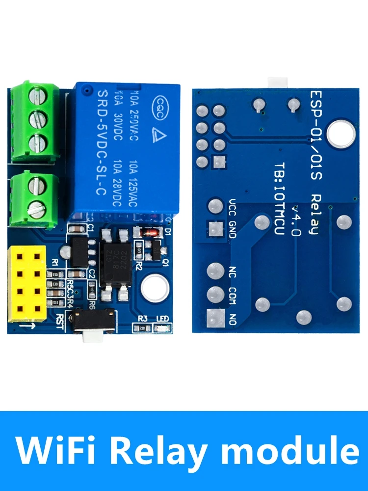 ESP8266 ESP-01S WiFi Relay Module with 10A Rating 9 ESP8266 ESP-01S WiFi Relay Module with 10A Rating - Image 9