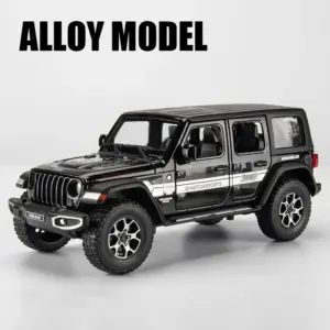 1:22 Scale Diecast Jeep Wrangler Rubicon Model 11 S39ff3a9aa21947dda2365d39c6045dbaF