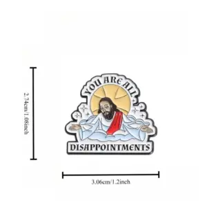 Disappointed Character Metal Brooch for Adults 7 S3a04fbb7852c48db91049f34b87333eao