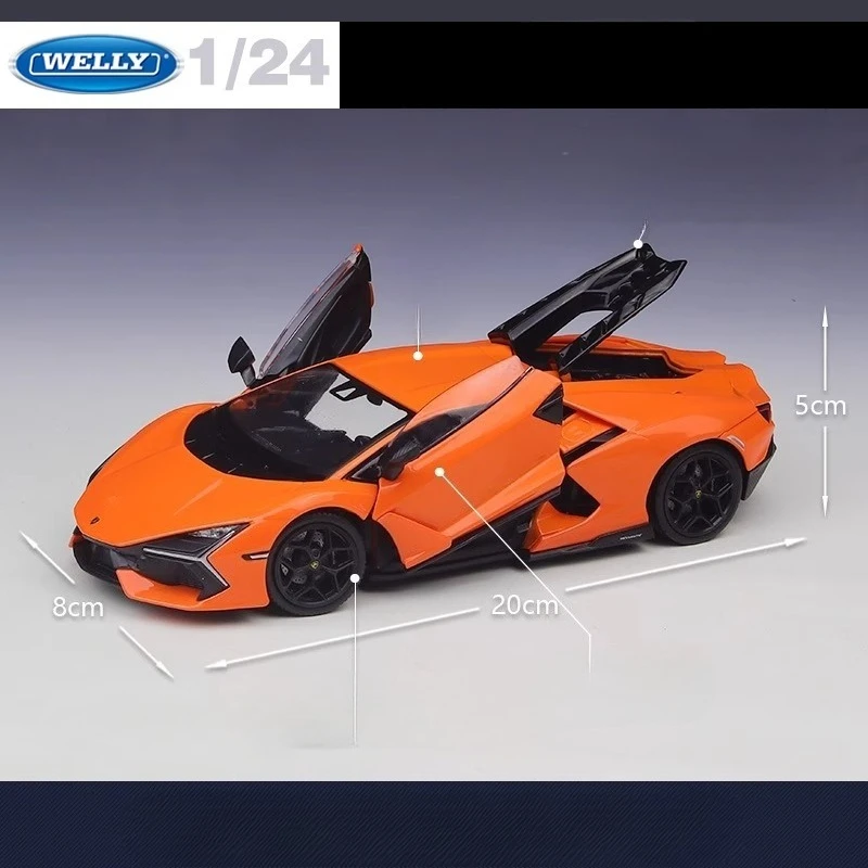 1/24 Scale Diecast Lamborghini Revuelto Model 4 1/24 Scale Diecast Lamborghini Revuelto Model - Image 4