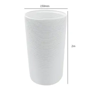 Flexible Exhaust Hose for Portable ACs 19 S3a4cad866e9f4365880e711c225536c0E