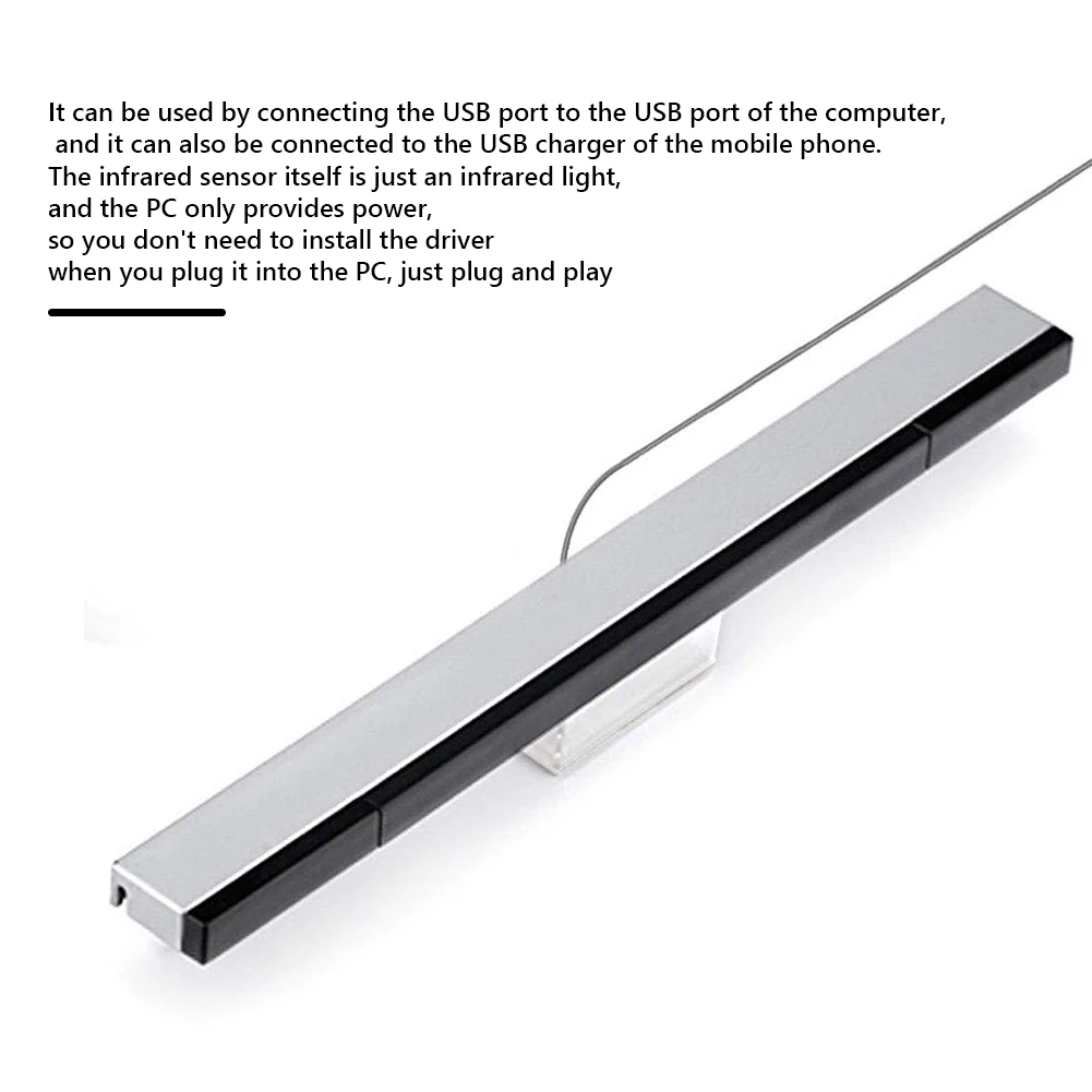 Wii/Wii U Wired Sensor Bar, 24cm, IR Emitters 3 Wii/Wii U Wired Sensor Bar, 24cm, IR Emitters - Image 3