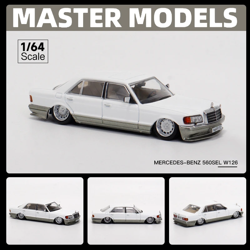 Mercedes-Benz 560 SEL 1/64 Diecast Model 7 Mercedes-Benz 560 SEL 1/64 Diecast Model - Image 7
