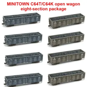 Vintage Open Cargo Wagons Set for N Gauge Railways 8 S3a74aa456d784f26aee453090d575afdu
