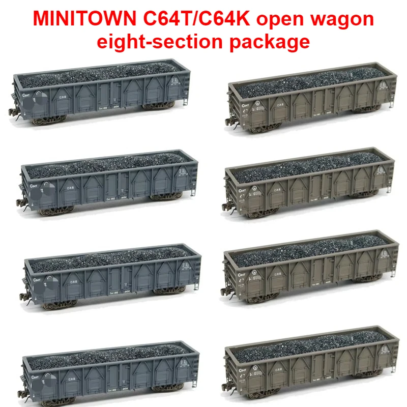 Vintage Open Cargo Wagons Set for N Gauge Railways 2 Vintage Open Cargo Wagons Set for N Gauge Railways - Image 2