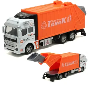 1:32 Scale Diecast Garbage Truck for Collection or Play 17 S3a9a3271f7d147e1b0aed36ae9aa413dr